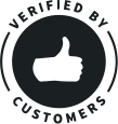 verified by customers logo